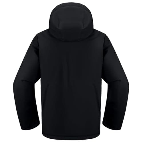 CAMEL CROWN Men's Waterproof Ski Jacket for Winter Hiking Rain Snow