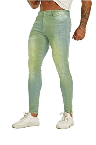 Slim Fit Ripped Distressed Jeans for Men