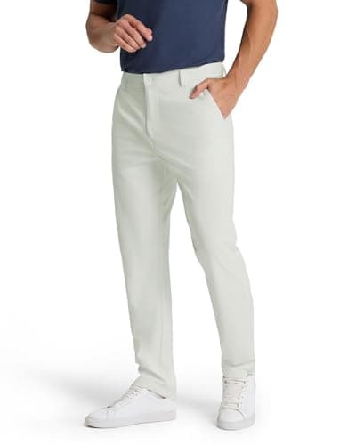 SNOWTEN Mens Classic Fit Golf and Casual Pants with Pockets
