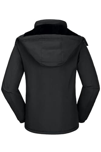 CAMELSPORTS Women's Waterproof Snow Ski Fleece Coat Winter Windproof Insulated Jacket Hooded