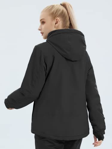 Women's Waterproof Ski Jacket with Fleece Lining