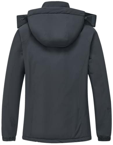 Diamond Candy Women's Winter Windproof Ski Jacket with Hood