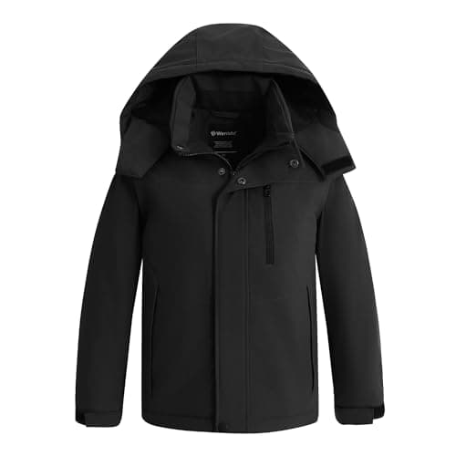 Wantdo Boys' Waterproof Snowboarding Jacket - Warm & Thick Winter Coat