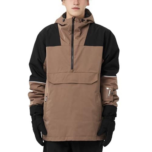 Actleis Mens Waterproof Hooded Snowboard and Ski Jacket Warm Winter Snow Coat