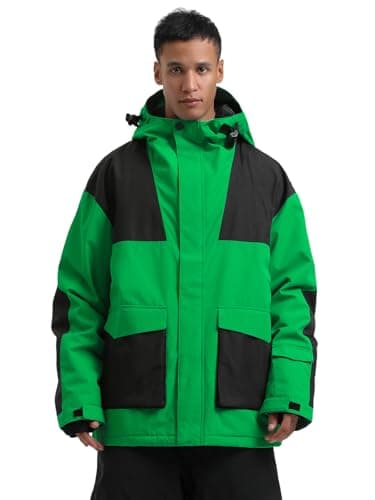 IMPHUT Mens Snowboard Jacket & Womens Ski Outerwear with Hood Winter Insulated