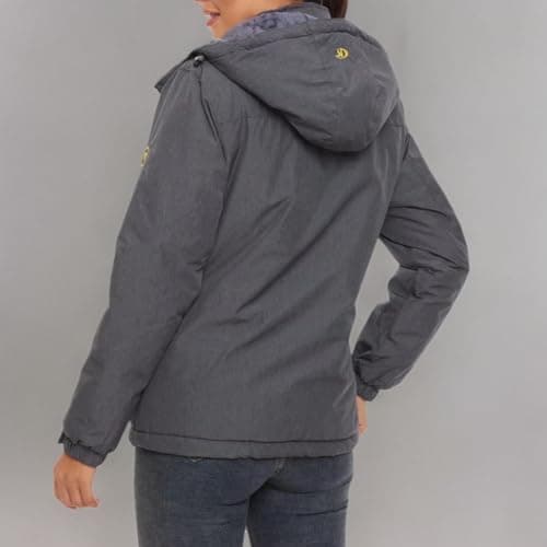 Pdbokew Women's Fleece Hooded Ski Snowboarding Jacket