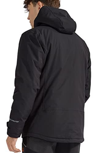 Athrock Mens Winter Waterproof Fleece Snowboard Coats Hooded Ski Jacket