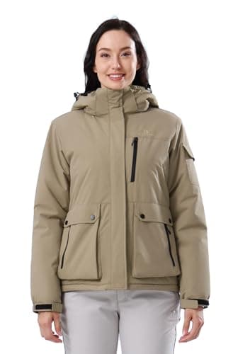 CAMEL CROWN Women's Waterproof Winter Ski Jacket