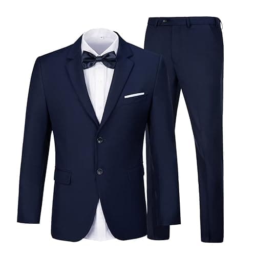 Slim Fit Men's Suits for Weddings, Prom, and Business Casual