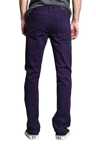 Slim Fit Colored Jeans for Men