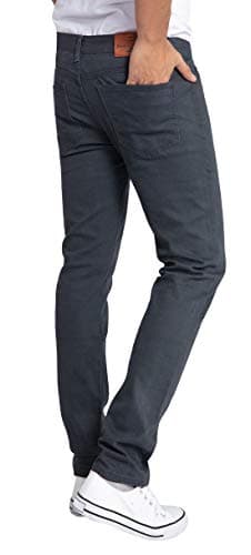 WULFUL Men's Slim Fit Skinny Stretch Denim Pants