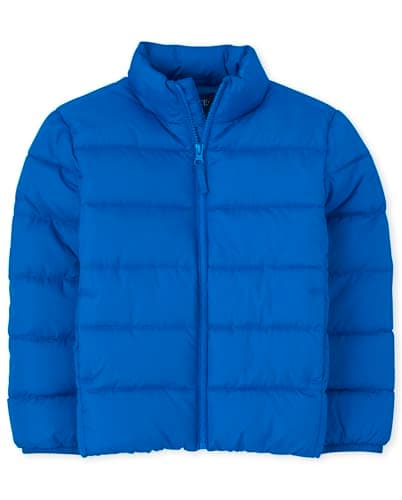Boys' Medium Weight Puffer Jacket for Fall and Winter