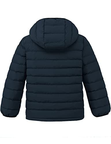 Wantdo Boys' Lightweight Winter Puffer Jacket - Waterproof & Hooded