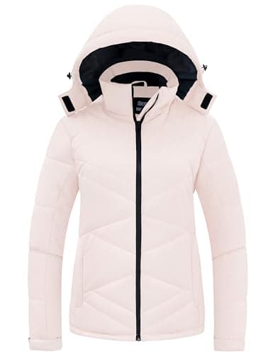 Women's Skiieer Waterproof Winter Snow Coat Warm Hooded Mountain Jacket