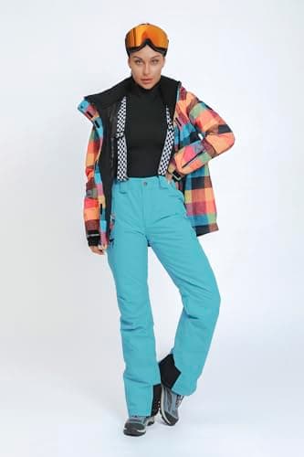 HOTIAN Women's Windproof Snow Jacket & Pants Set
