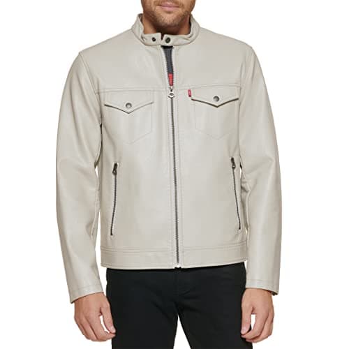Levi's Men's Faux Leather Racer Jacket
