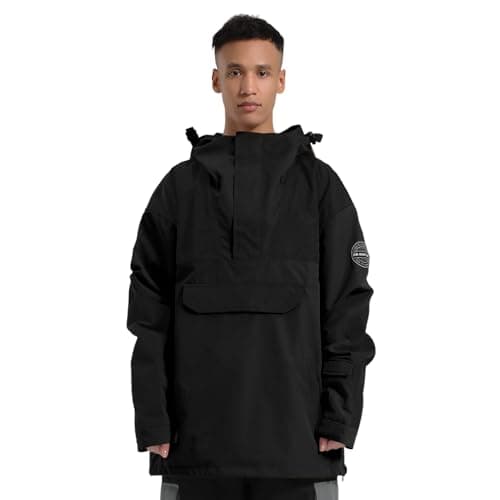 GSOU Men's Warm Snowboard Jacket - Waterproof Winter Snow Coat