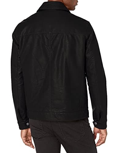 Tommy Hilfiger Men's Classic Faux Leather Jacket