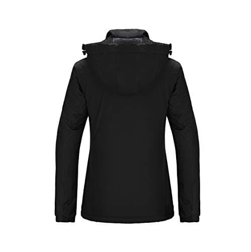wantdo Women's Waterproof Ski Jacket | Warm Winter Windproof Fleece Rain Coat