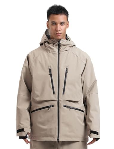 GSOU Mens Snowboard Jacket & Womens Ski Coat - Waterproof & Insulated Winter Jackets