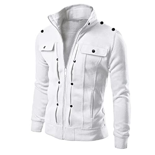 Retro Style Men's Long Sleeve Hooded Cardigan Coat