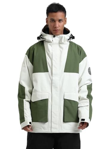 IMPHUT Mens Snowboard Jacket & Womens Ski Outerwear with Hood Winter Insulated