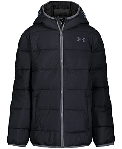 Under Armour Boys' Puffer Jacket, Water-Repellent, Zip Up