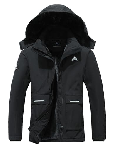 MOERDENG Women's Waterproof Winter Snow Coat Hooded Ski Jacket