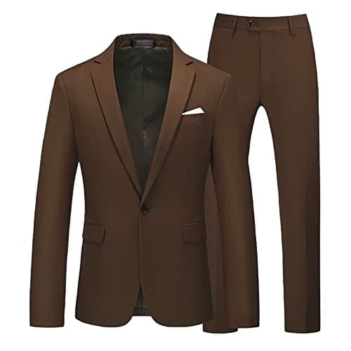 Slim Fit 2-Piece Formal Suits for Men