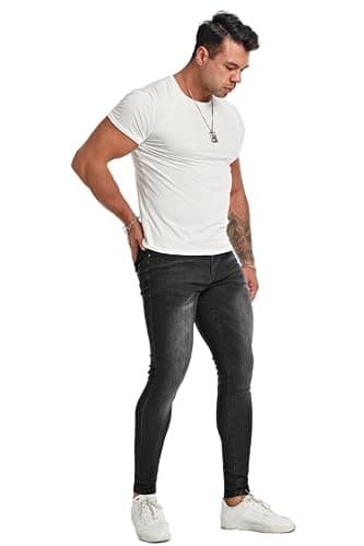 Slim Fit Ripped Distressed Jeans for Men