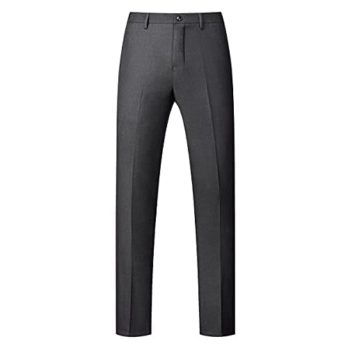 KUDORO Mens 3 Piece Tuxedo Suit Blazer Vest Pants Formal Set