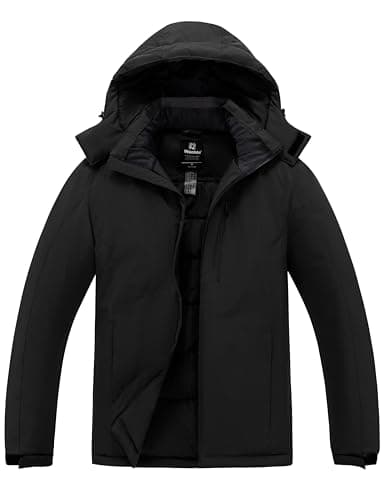 Wantdo Men's Mountain Waterproof Winter Ski Jacket