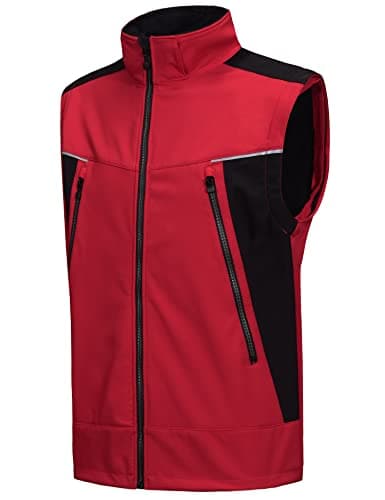 Little Donkey Andy Men's Waterproof Softshell Jacket with Detachable Sleeves and Hood
