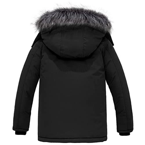 ZSHOW Boys' Warm Waterproof Hooded Winter Puffer Jacket