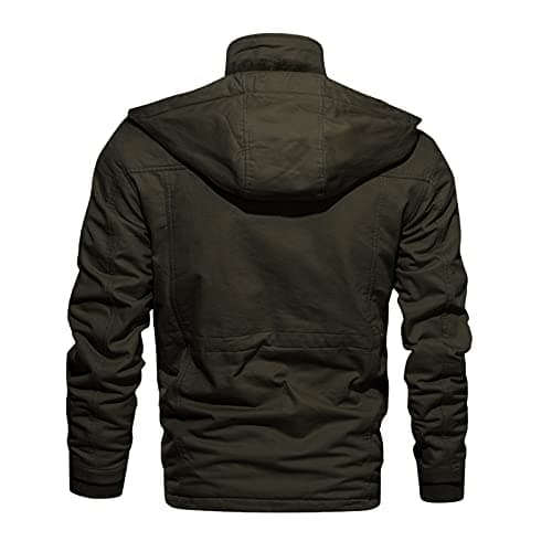 Guess Men's Wool Slim Fit Casual Hooded Winter Coat