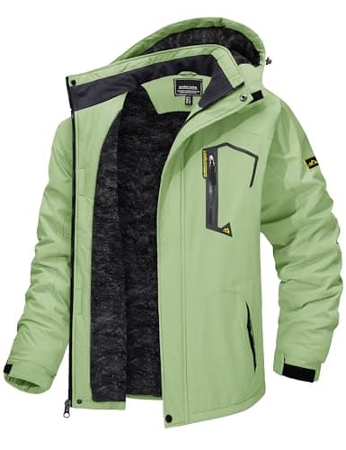 TACVASEN Men's Winter Insulated Snowboard Jacket with Hood