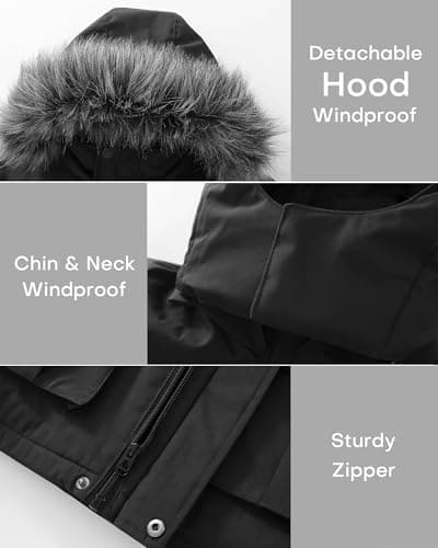 Winter Boys Coat: Waterproof & Warm Ski Jacket for Snow & Rain