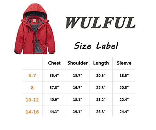 Boys' Waterproof Ski Jacket