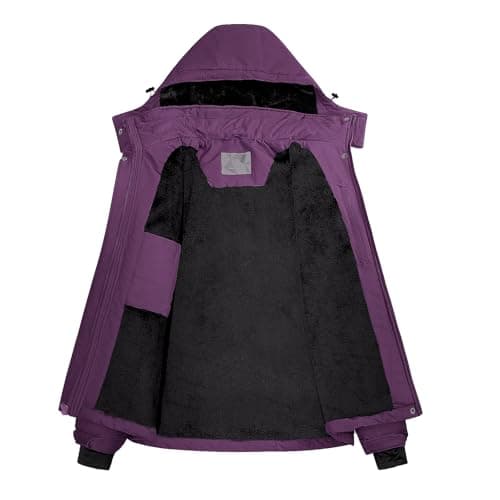 CAMEL CROWN Women's Waterproof Winter Ski Jacket Hooded