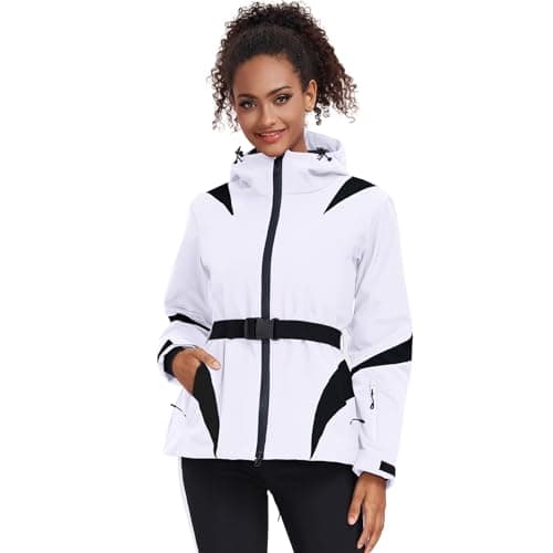 YEEFINE Women's Waterproof Snowboard Jacket for Winter Skiing Outdoor Warm Coats