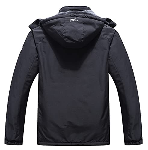 Pooluly Men's Waterproof Winter Jacket