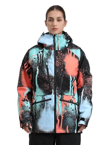 IMPHUT Mens Snowboard Jacket & Womens Ski Outerwear with Hood Winter Insulated