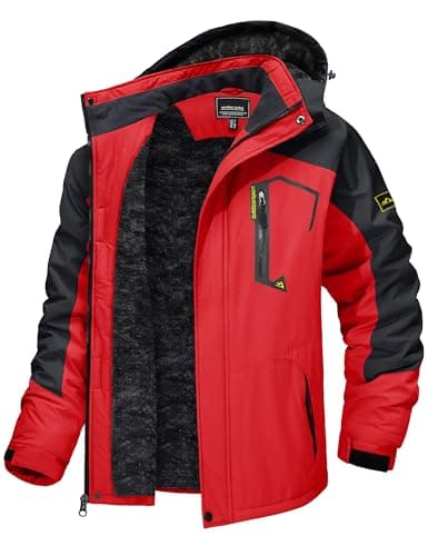 TACVASEN Men's Winter Insulated Snowboard Jacket with Hood