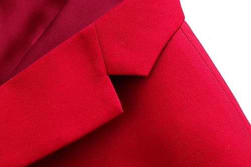 MOGU Men's Slim Fit Prom Tuxedo 2-Piece Suit (Jacket + Pants)
