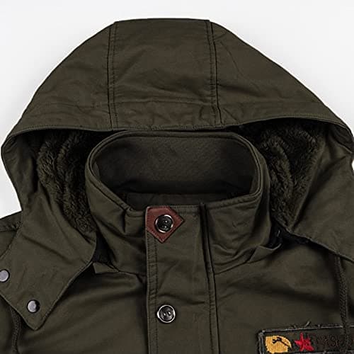Guess Men's Wool Slim Fit Casual Hooded Winter Coat