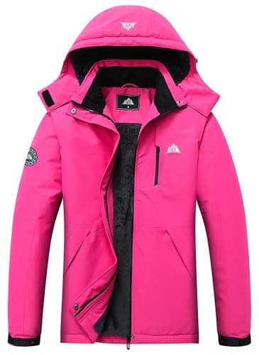 MOERDENG Women's Waterproof Snow Ski Jacket - Warm Insulated Coat for Winter Hiking & Snowboarding