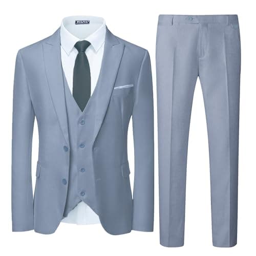 Men's 3 Piece Slim Fit Suit Set