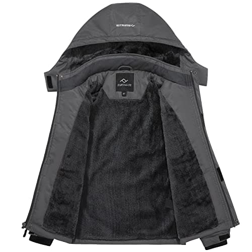 FARVALUE Boys' Waterproof Winter Ski Jacket Windbreaker Coat