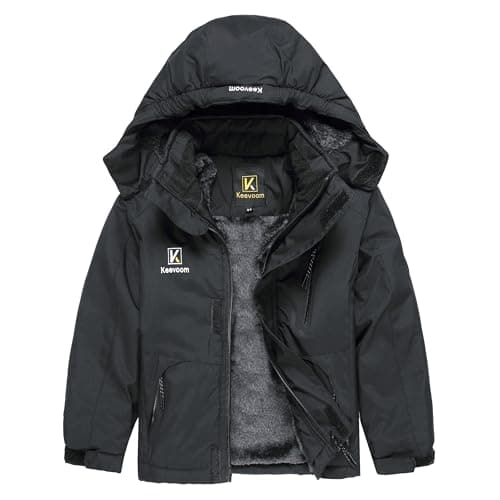 Keevoom Boys Winter Ski Jacket: Windproof, Warm, and Waterproof