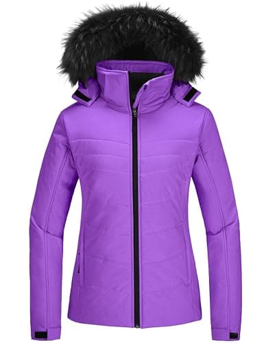 Women's Skieer Waterproof Warm Puffer Ski Jacket Winter Coat